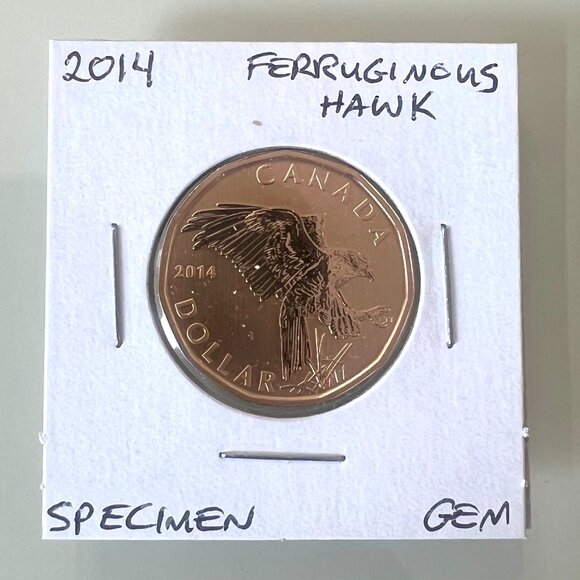 2014, 2014, 2015 and 2015 Canada Special Edition Specimen $1 Dollar Loonies! - Picture 5 of 10